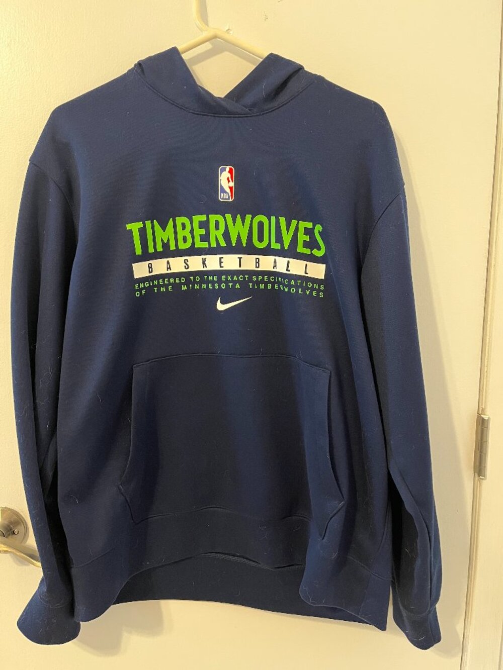 Timberwolves team Warm Up Hoodie